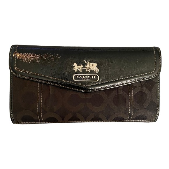 Coach Handbags - Coach-Trifold Long Wallet (0039)
